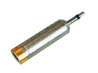 A:3.5mm mono plug to 6.35mm mono jack ,gold metal B:3.5mm mono plug to 6.35mm stereo jack ,gold metal